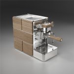 Stone Espressomaschine Modell Mine Premium Wood 2 Kreiser